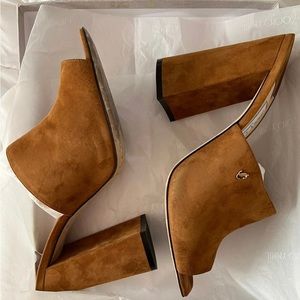 Jimmy Choo's suede BAIA 100 mules